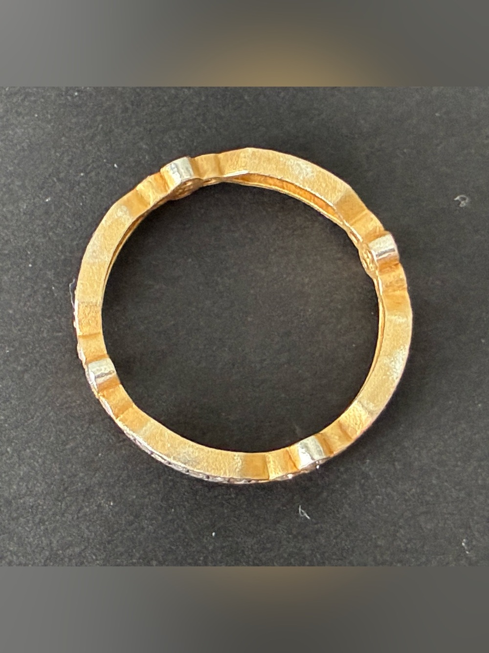 Freida Rothman Stackable Floral Ring Sz 7 - Picture 5 of 10